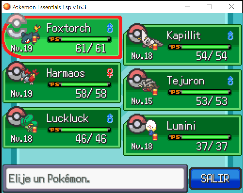 Finalizada la beta de <a href="/hispalisfangame/">Hispalis: Proyecto NODO (Fangame)</a> de momento me está flipando, tando los pokemon, los ataques, como los dialogos!!! Increible y muy recomendable!! Os dejo el equipazo que tengo hasta ahora! Esta semana subiré videito!
#hispalisfangame