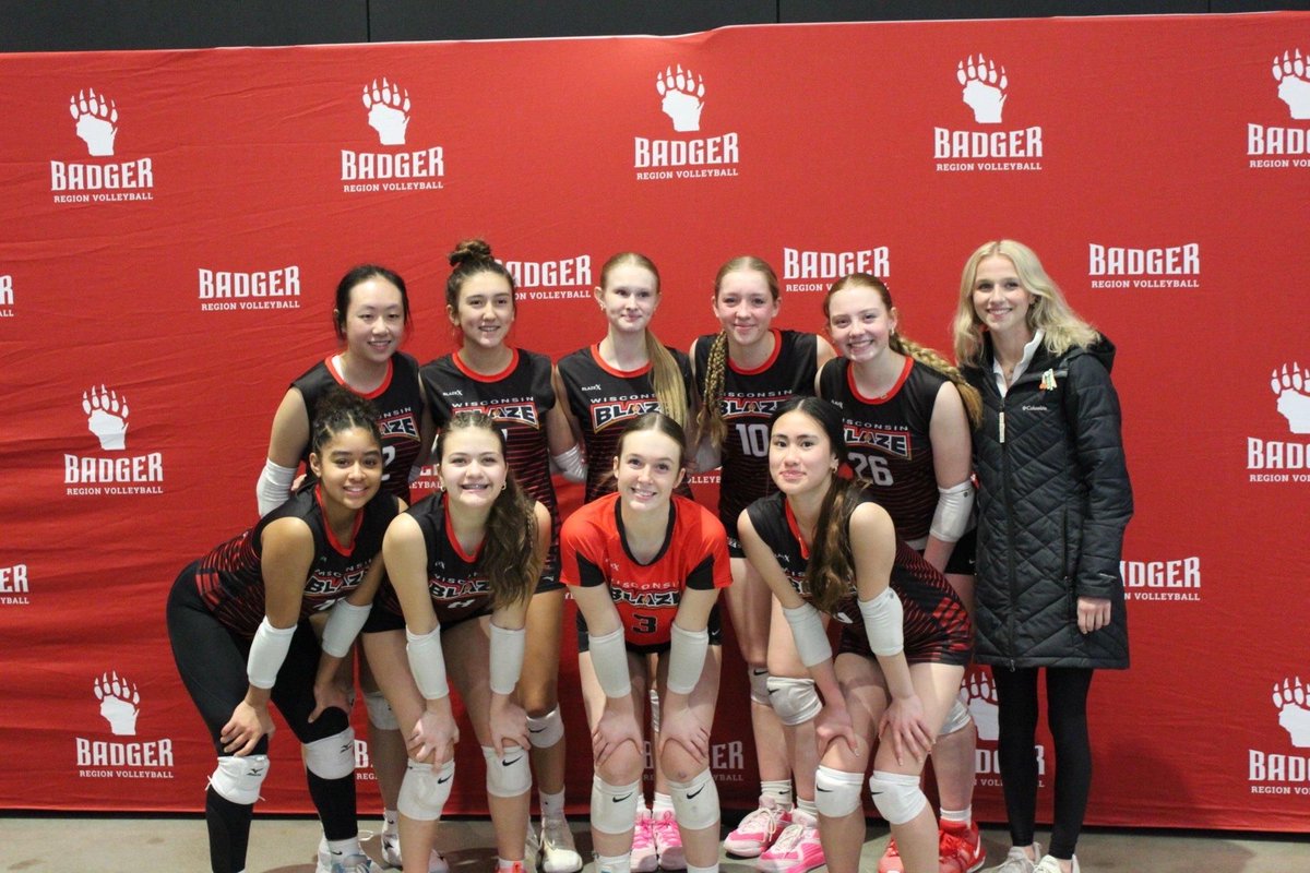 Wisconsin Blaze Volleyball (@wiblazevb) on Twitter photo Congrats to 15 White for going 5-1 this past weekend at <a href="/BadgerRegionVB/">BadgerRegionVB</a> and taking 1st in Bronze! Way to finish your season strong! 💪 Congrats to 15 White for going 5-1 this past weekend at <a href="/BadgerRegionVB/">BadgerRegionVB</a> and taking 1st in Bronze! Way to finish your season strong! 💪