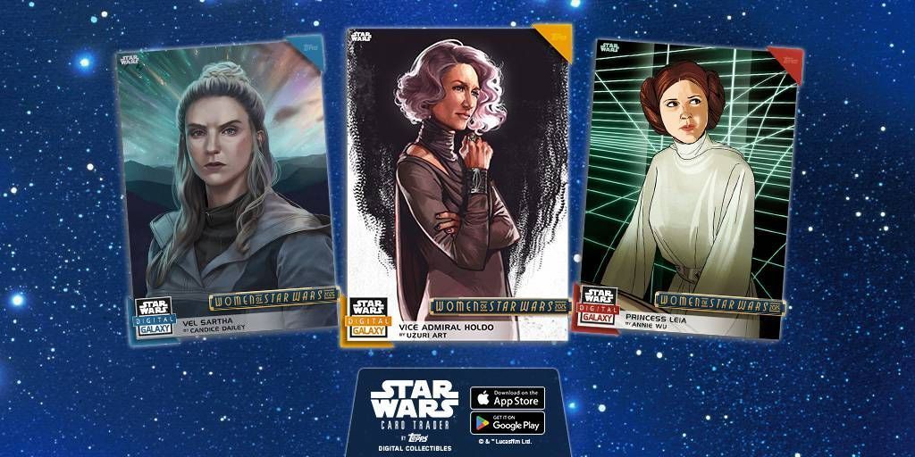 Additional Digital Galaxy Art is available! Collect more Women of Star Wars Original Art now! buff.ly/bHatmkM