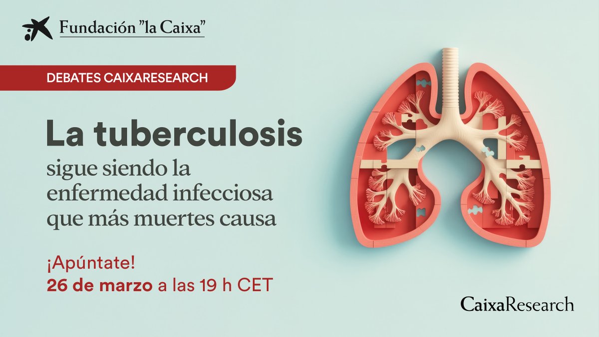 saludglobalCSIC (@saludglobalcsic) on Twitter photo 🚨¿Por qué se habla tan poco de la tuberculosis si es la enfermedad infecciosa que más muertes causa a nivel mundial?
¿Cómo avanzar en su diagnóstico y tratamiento? <a href="/FundlaCaixa/">Fundación ”la Caixa”</a> <a href="/CaixaResearch/">CaixaResearch</a>.👇
bit.ly/3DjPOza 🚨¿Por qué se habla tan poco de la tuberculosis si es la enfermedad infecciosa que más muertes causa a nivel mundial?
¿Cómo avanzar en su diagnóstico y tratamiento? <a href="/FundlaCaixa/">Fundación ”la Caixa”</a> <a href="/CaixaResearch/">CaixaResearch</a>.👇
bit.ly/3DjPOza