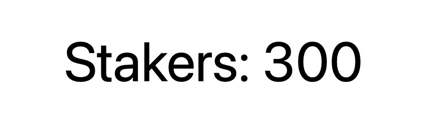 nim_dot_re's tweet image. As of today, we reached 300 stakers! 🤩