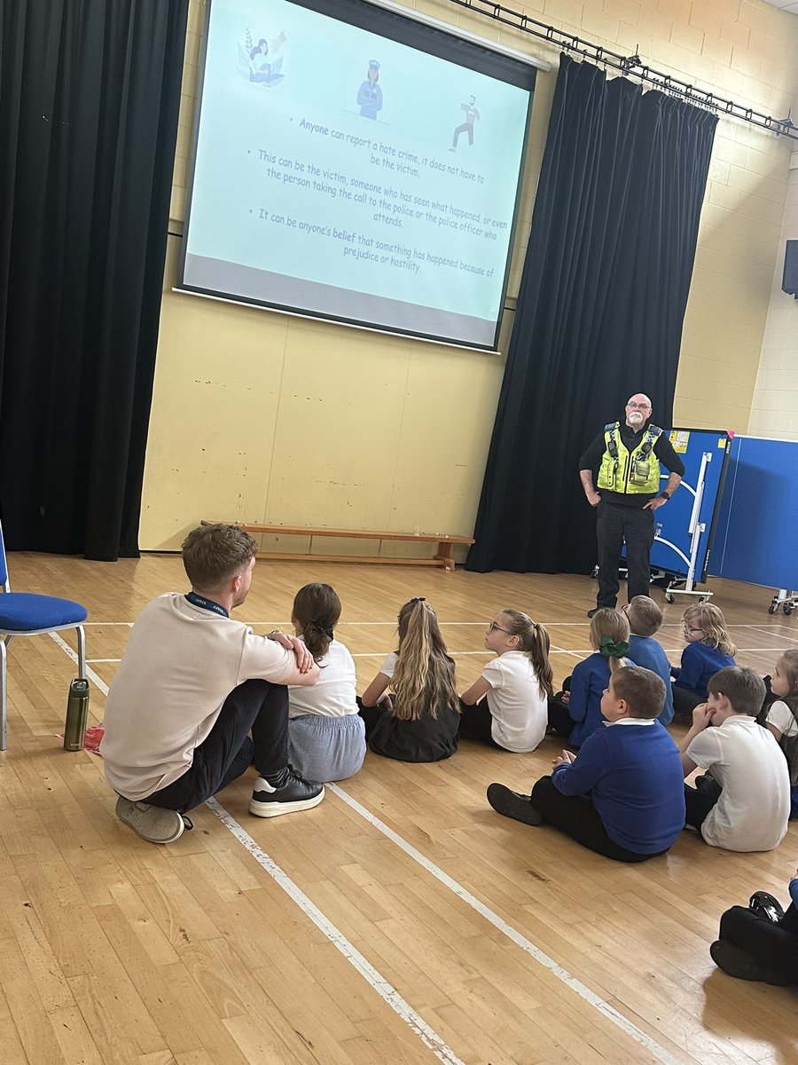 The Hill Primary (@astreathehill) on Twitter photo Today we had an assembly to raise awareness in Hate crime. Thank you Rachael (BMBC Hate Crime coordinator) & PCSO Moxon <a href="/BarnsleyCouncil/">Barnsley Council</a> Today we had an assembly to raise awareness in Hate crime. Thank you Rachael (BMBC Hate Crime coordinator) & PCSO Moxon <a href="/BarnsleyCouncil/">Barnsley Council</a>