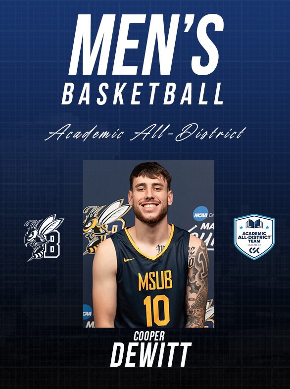 Production on and off the court📚

Congratulations to Cooper Dewitt on being named Academic All-District!

#msubsports | #msubmbb | #ubuntu | #tnt