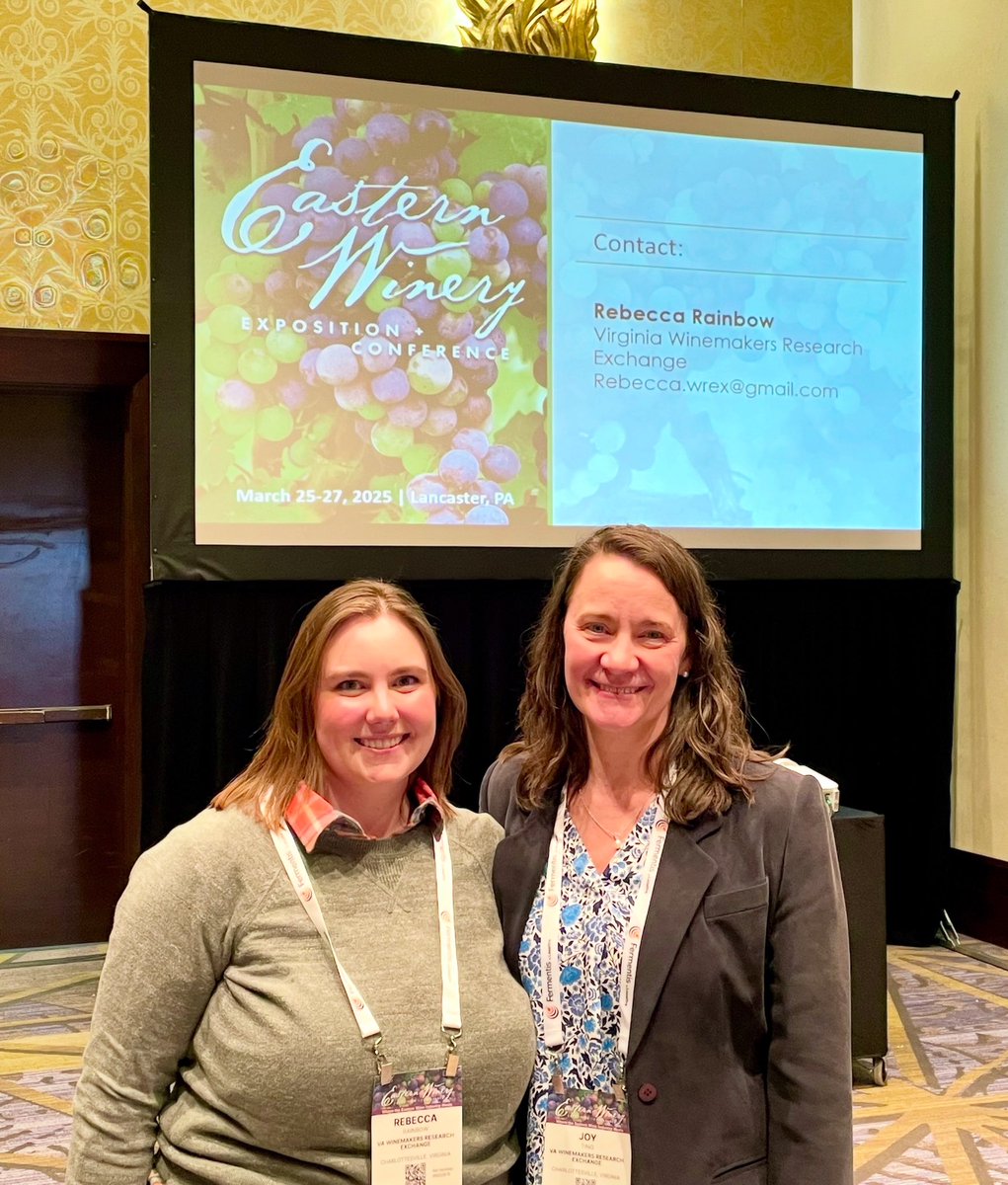 We are proud that <a href="/VAWREx/">Winemakers Research Exchange</a> is representing at the <a href="/EasternWineryEx/">Eastern Winery Exposition</a>. Today, our Exchange Coordinator Rebecca Rainbow presented on the topic of winery sanitation.