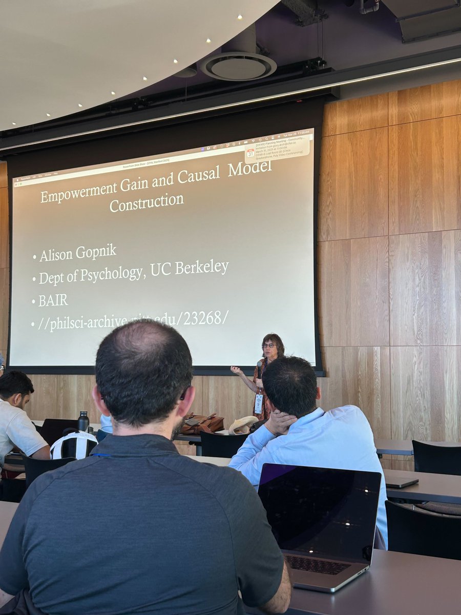 Conference on Parsimony and Learning (CPAL) (@cpalconf) on Twitter photo Next keynote talk is by <a href="/AlisonGopnik/">Alison Gopnik</a> on causal learning in children and how it compares to machine learning! Next keynote talk is by <a href="/AlisonGopnik/">Alison Gopnik</a> on causal learning in children and how it compares to machine learning!