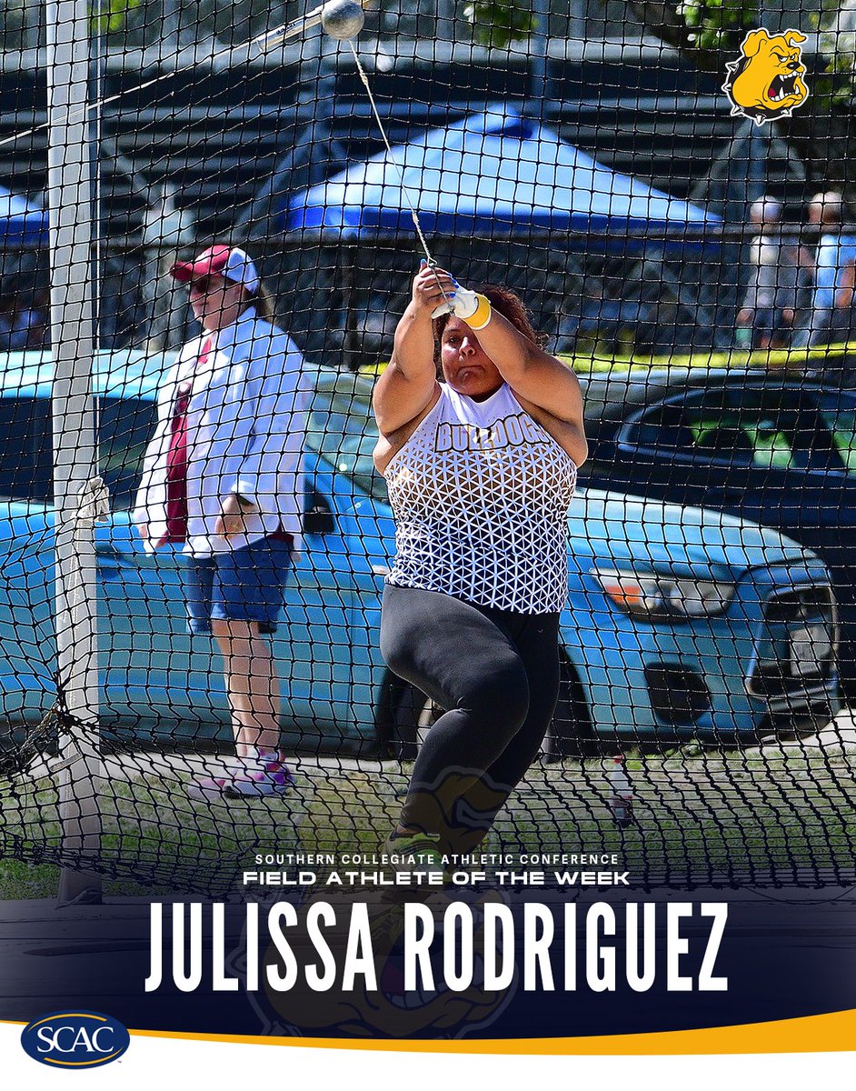 #SCACWTrack | Week 4⃣ Athletes of the Week!

Track Athlete of the Week - Trinity Provost of <a href="/USTAthletics/">UST Athletics</a> 

Field Athlete of the Week - Julissa Rodriguez of <a href="/tluathletics/">TLU Bulldogs</a> 

📰| shorturl.at/qdrPZ

#SCACPride | #d3track | #SCAC | #WhyD3