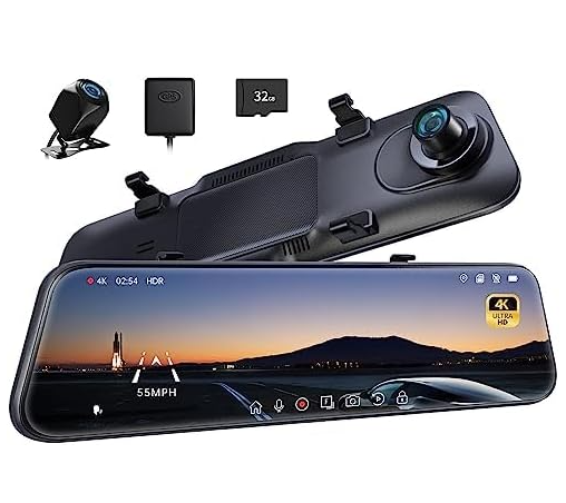 P12 Pro 4K Mirror Dash Cam, 12'' Rear View Mirror Camera Smart Driving Assistant w/ADAS and BSD,2160P Front and Rear Camera,Voice Control,Night Vision,Parking Monitoring,32GB Memory Card

More Info:>>sites.google.com/view/p12-pro-4…  

#Camera #Smart #Driving #Assistant