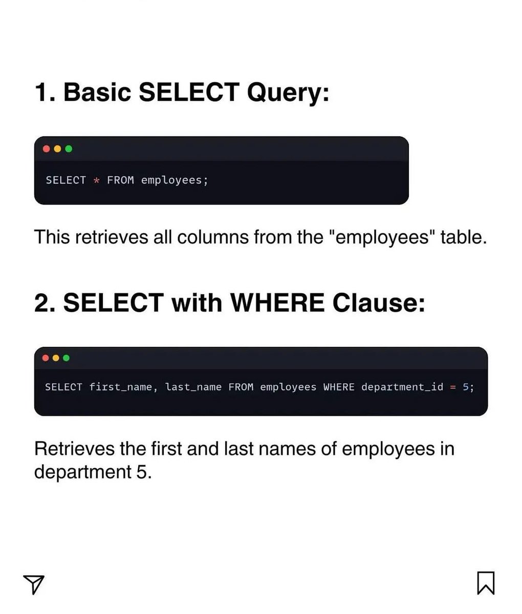 iam_Uchenna's tweet image. 📖  SQL Short Notes 📝 Beginner To Advance