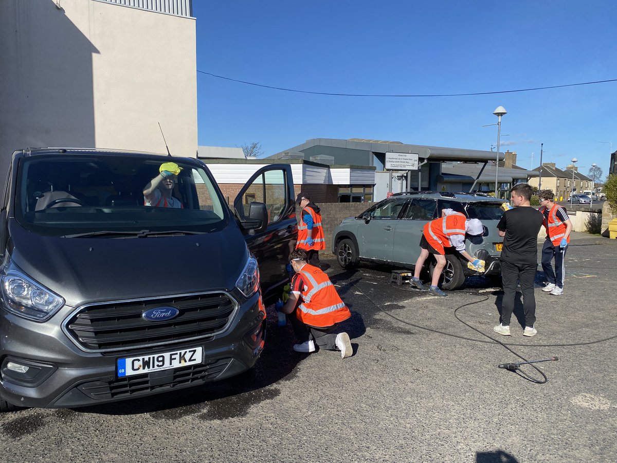 Great to be back <a href="/SSF_Futures/">SSF</a> in Fife for another car valeting training session

This groups work ethic was outstanding today &amp; they learned new working skills &amp; team building skills

Well done to 2 pupils <a href="/St_Rochs/">St Roch's Secondary</a> who helped to train the group on their work experience placement