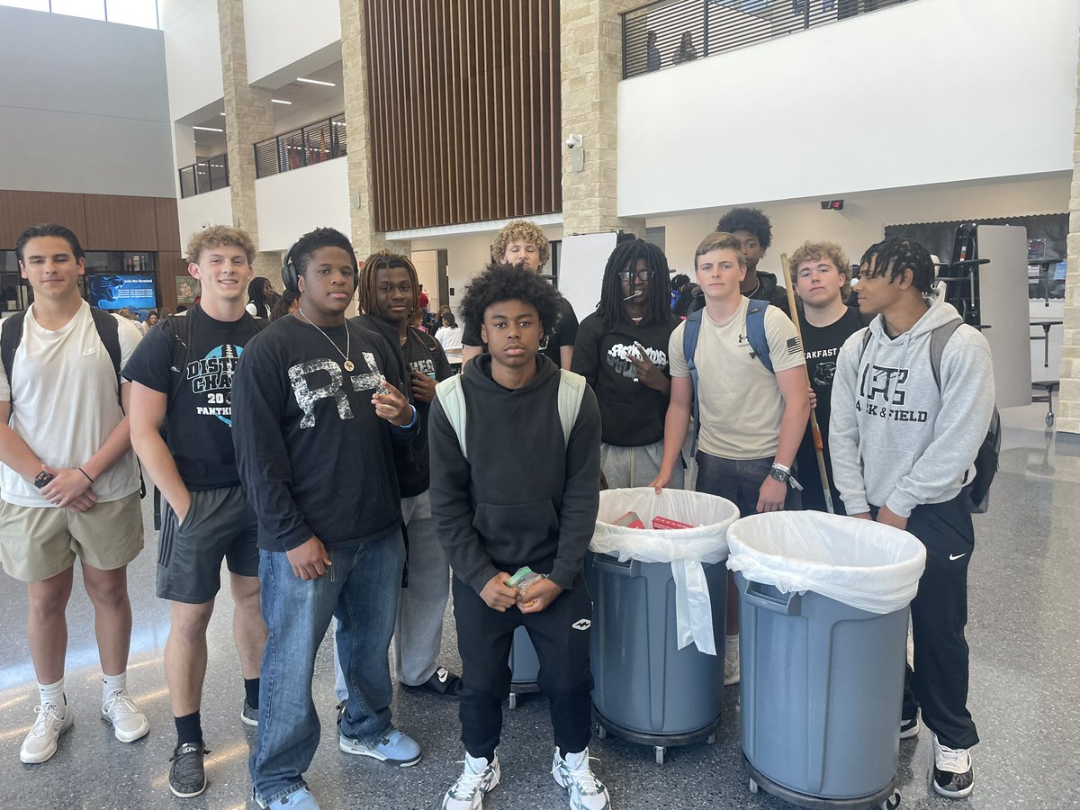 George Albert Smith (@georgesmith_20) on Twitter photo Legion of Creek helping out around the cafeteria today cleaning up trash and sweeping the floors <a href="/PCHSFrisco/">Panther Creek High School</a>
<a href="/PCHSfriscoFB/">Panther Creek Football Recruiting</a>
<a href="/clintsurratt/">Clint Surratt</a> <a href="/4_Strong/">Ryan Wilson</a>
#CREEKWEEK Legion of Creek helping out around the cafeteria today cleaning up trash and sweeping the floors <a href="/PCHSFrisco/">Panther Creek High School</a>
<a href="/PCHSfriscoFB/">Panther Creek Football Recruiting</a>
<a href="/clintsurratt/">Clint Surratt</a> <a href="/4_Strong/">Ryan Wilson</a>
#CREEKWEEK