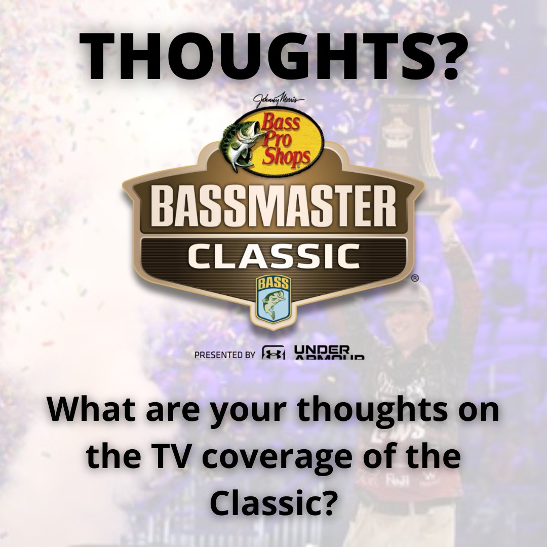What do you think of the coverage of the Classic this year? Anything you would change? Was it perfect? 

#bassmaster #bassfishing #classic #largemouth
