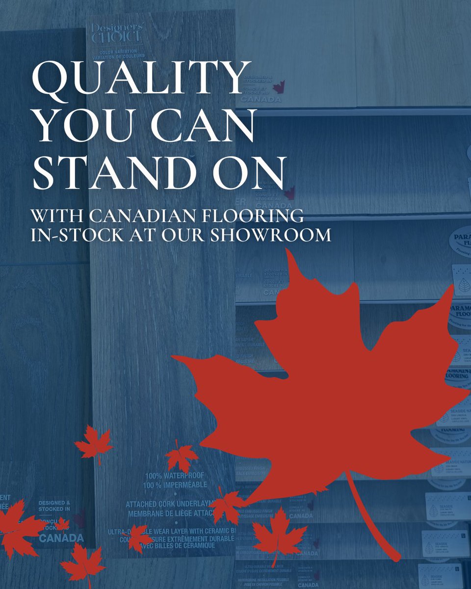 ParamountYEG's tweet image. We’re proud to be a Canadian business, supporting Canadian designers and suppliers to bring you the best in quality flooring. 🇨🇦

Visit our showroom and look for the flooring with Canadian stickers to shop local!

#proudlycanadian #yegconstruction #hardwood #vinyl #yegflooring