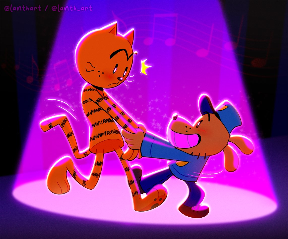 Characters dancing my one true weakness 🎼🎶
#detey #deteyfanart #dogmanfanart