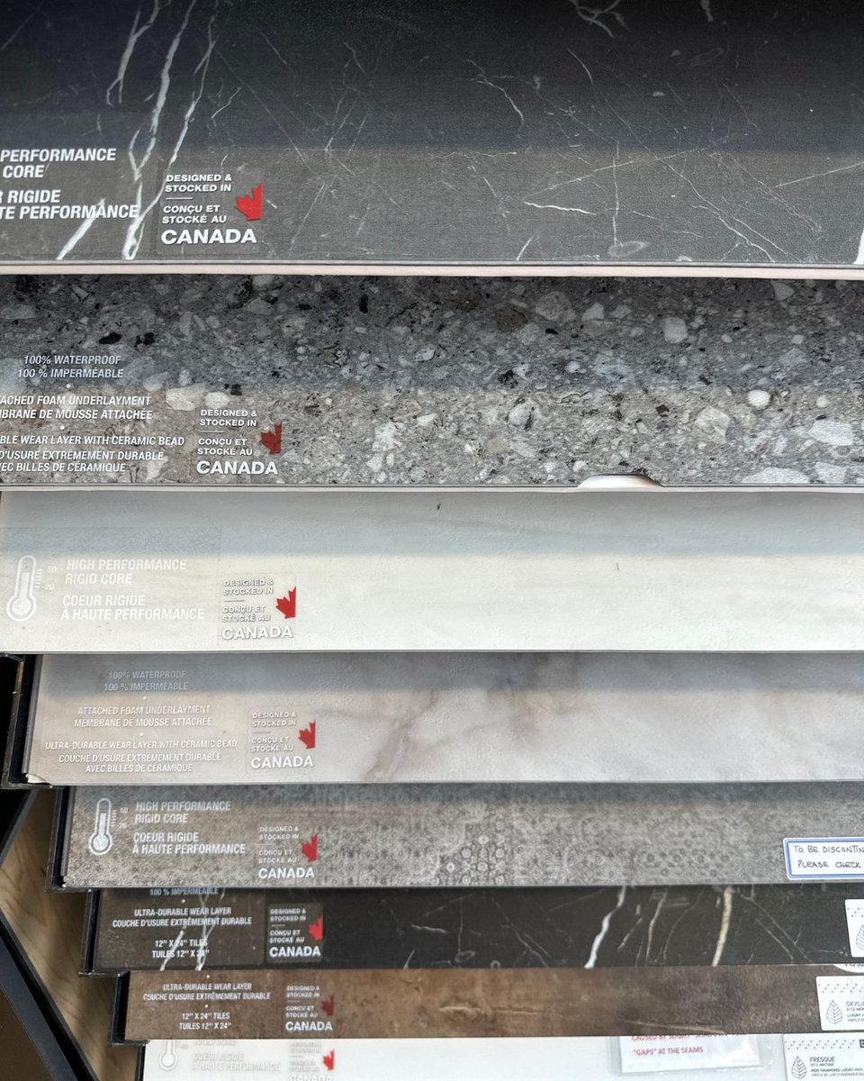 ParamountYEG's tweet image. We’re proud to be a Canadian business, supporting Canadian designers and suppliers to bring you the best in quality flooring. 🇨🇦

Visit our showroom and look for the flooring with Canadian stickers to shop local!

#proudlycanadian #yegconstruction #hardwood #vinyl #yegflooring