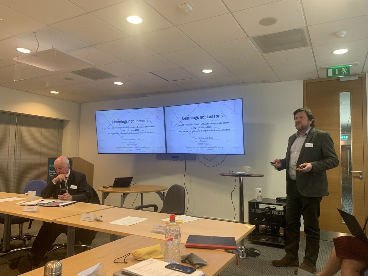 Research Evidence Policy Programmes and Practice (@reppp4) on Twitter photo 4/4 Thanks to <a href="/DeptJusticeIRL/">Department of Justice, Home Affairs and Migration</a> who hosted the group <a href="/DeaglanS/">Deaglán Ó Briain</a> <a href="/SeanRedmond20/">Sean Redmond</a> <a href="/CNaugh2/">Catherine Naughton PhD</a> and #Nour and #Ben who gave informative presentations on the Irish and Dutch youth justice programmes #PreventionWithAuthority #Greentown <a href="/ULSchoolofLaw/">UL School of Law</a> <a href="/ResearchArtsUL/">Faculty of Arts, Humanities & Social Sciences @UL</a> #policyledresearch 4/4 Thanks to <a href="/DeptJusticeIRL/">Department of Justice, Home Affairs and Migration</a> who hosted the group <a href="/DeaglanS/">Deaglán Ó Briain</a> <a href="/SeanRedmond20/">Sean Redmond</a> <a href="/CNaugh2/">Catherine Naughton PhD</a> and #Nour and #Ben who gave informative presentations on the Irish and Dutch youth justice programmes #PreventionWithAuthority #Greentown <a href="/ULSchoolofLaw/">UL School of Law</a> <a href="/ResearchArtsUL/">Faculty of Arts, Humanities & Social Sciences @UL</a> #policyledresearch