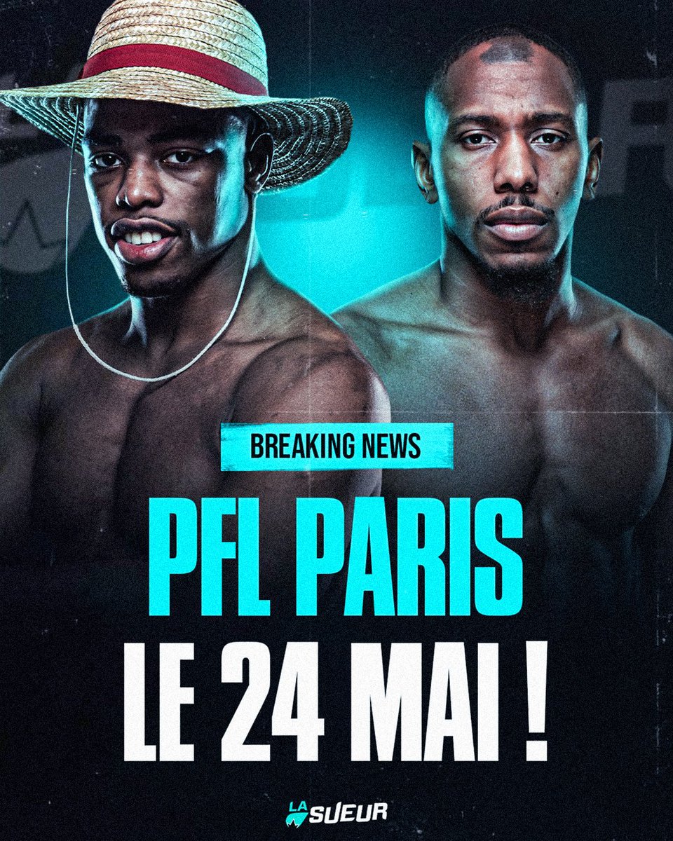 🚨 Le PFL est de retour à Paris le 24 mai à l’Accor Arena ! 🇫🇷🤩

Patrick Habirora 🇧🇪, Taylor Lapilus 🇫🇷 et Mansour Barnaoui 🇫🇷🇹🇳 seront présents sur la carte ! 🤯

(📸 <a href="/PFLEurope/">PFL Europe</a>)
