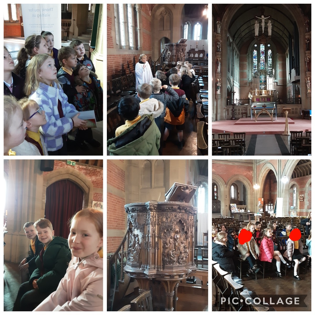 We loved our trip to All Saints Church yesterday! We enjoyed learning new things about Christians and their place of worship.
