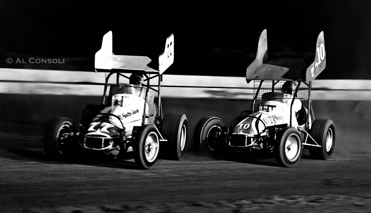 Bobbie Adamson 77 &amp; Lou Blaney 10 at Jennerstown...1970.😎
Blaney would go on to score the ASCoC win this night.🏁
(Al Consoli Photo) <a href="/AllStarSprints/">ASCoC</a> <a href="/Blaney/">Ryan Blaney</a>  <a href="/teamblaney/">Team Blaney</a> <a href="/BuckeyeBullet10/">Dave Blaney</a> <a href="/DaleBlaney/">Dale Blaney</a>