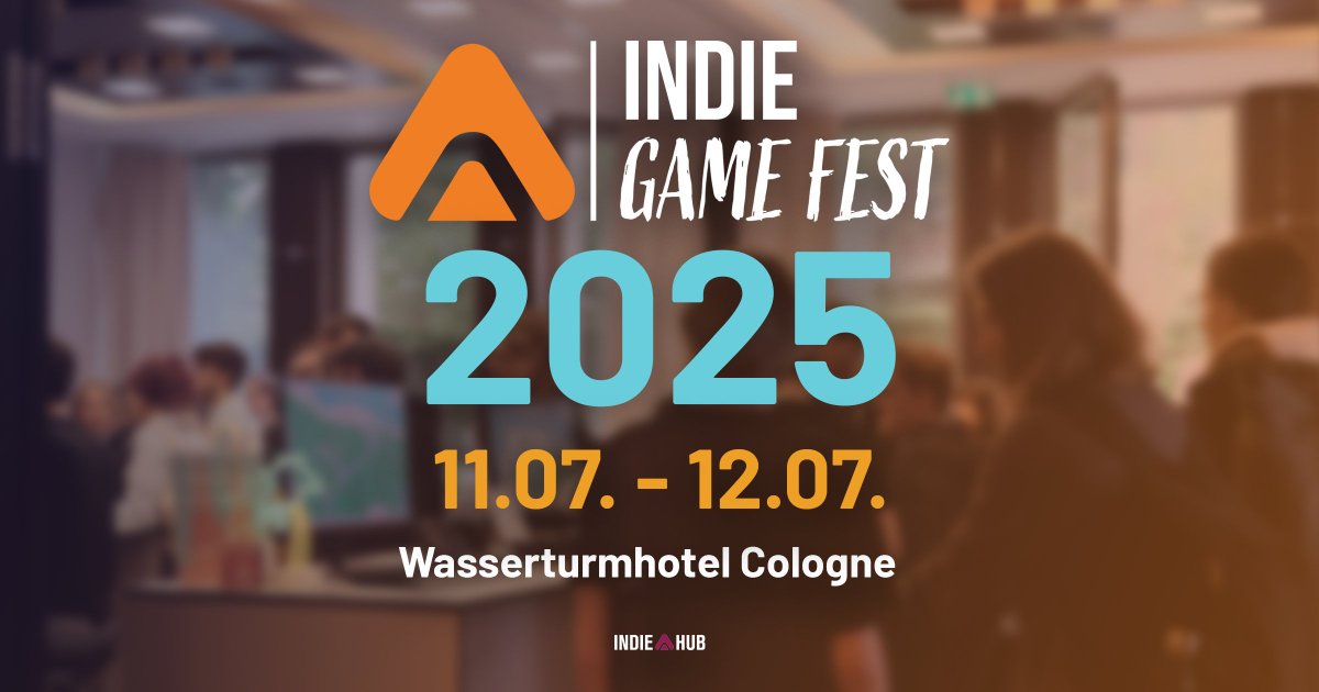 🔹 Indie Game Fest 2025 🔹  

📅 11. - 12. July   
📍 <a href="/hotel_im/">Hotel im Wasserturm</a>
   
Explore ~50 #indiegames, meet talented #indiedevs and enjoy #networking opportunities.  

More details on our (side) program coming soon – stay tuned!  👀

#gamingevent #indiecommunity #supportindies
