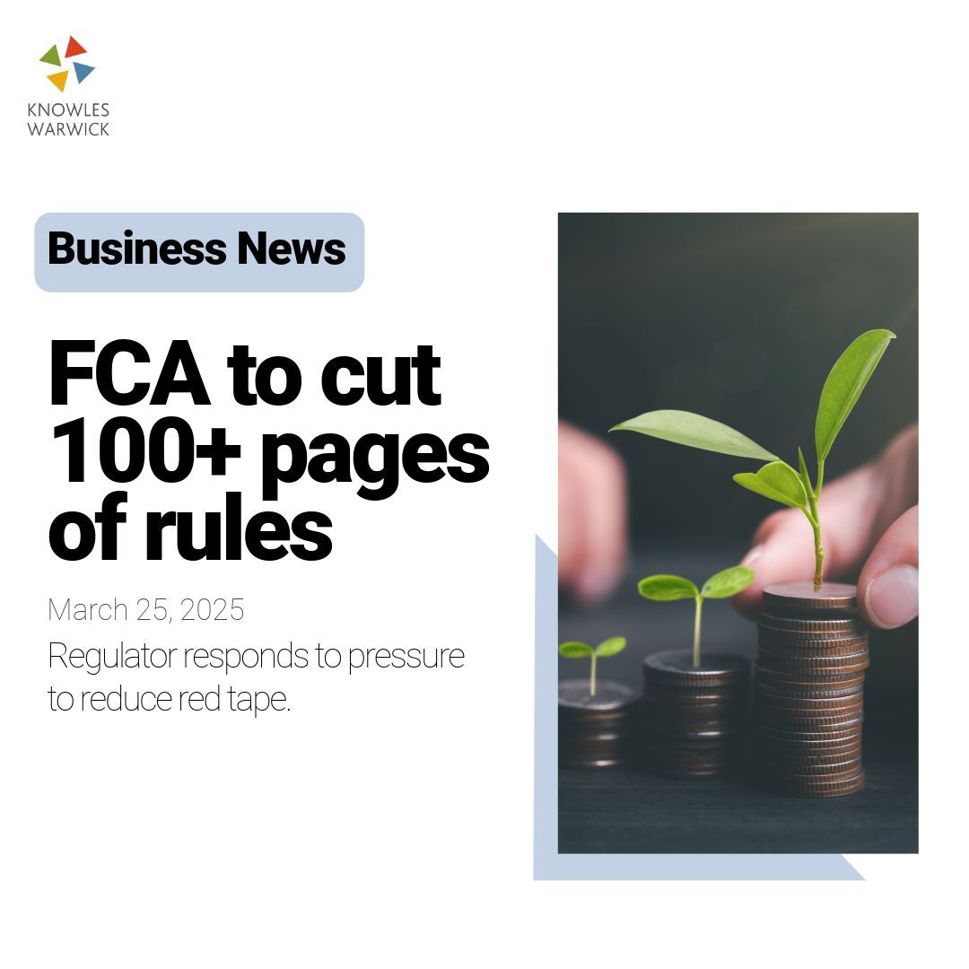 📢 FCA to Scrap 100+ Pages of Rules to Cut Red Tape 

 The Financial Conduct Authority  is cutting over 100 pages of regulations in consumer finance, investments, and mortgage lending. 

What’s Changing? 👉 buff.ly/7zRrFWC