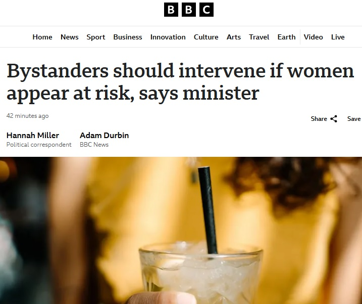 Women are not entitled to the protection of random men.