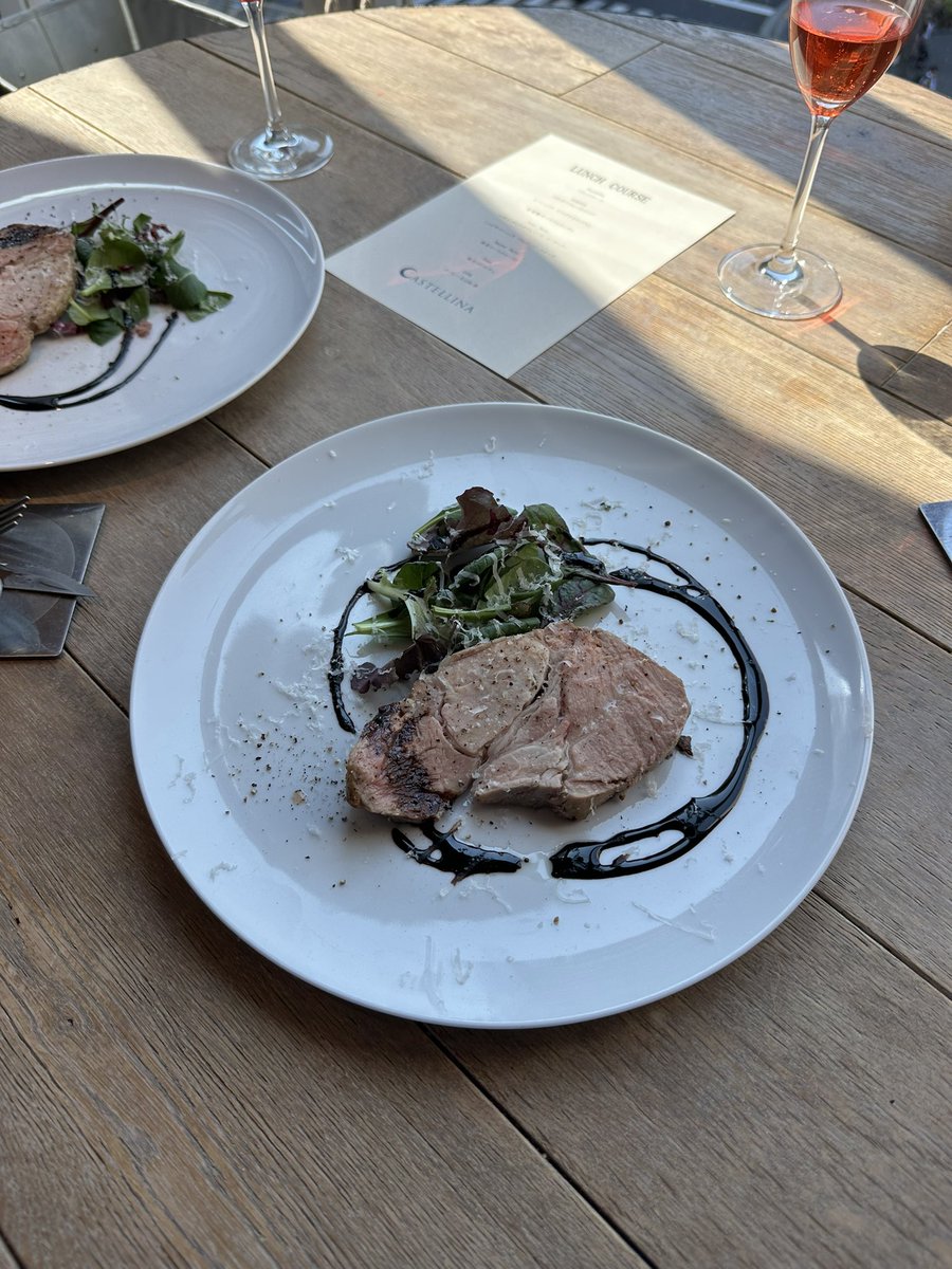 すごく美味しいコース料理をいただきました