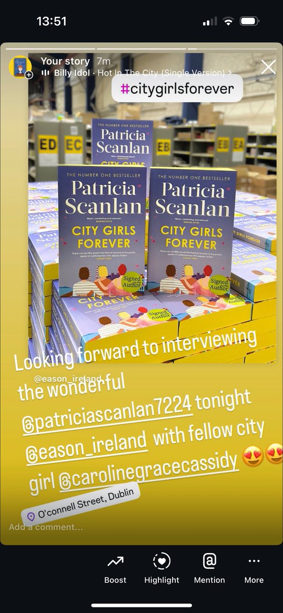 Ciara Geraghty (@ciarageraghty) on Twitter photo Looking forward to interviewing the national treasure that is <a href="/patriciascanl18/">Patricia Scanlan</a> tonight <a href="/easons/">Eason</a> with fellow city girl <a href="/CGraceCassidy/">Caroline Grace-Cassidy</a> #citygirlsforever Looking forward to interviewing the national treasure that is <a href="/patriciascanl18/">Patricia Scanlan</a> tonight <a href="/easons/">Eason</a> with fellow city girl <a href="/CGraceCassidy/">Caroline Grace-Cassidy</a> #citygirlsforever
