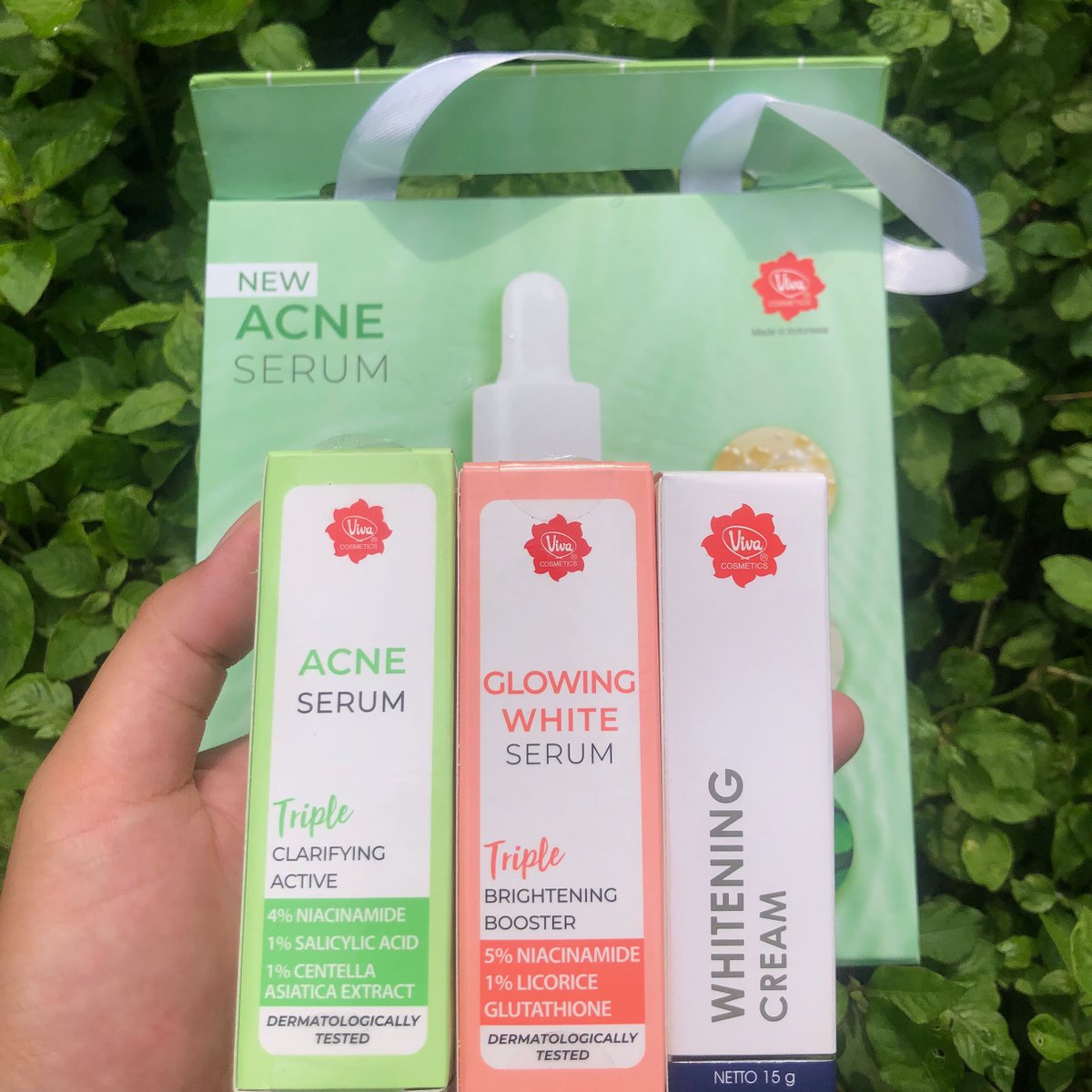 Buat kalian Acne Fighter stop pakek serum abal-abal, mending pakai combo produk dari viva aja udah doktif approved !!! 😍
<a href="/VivaCosmetics/">Viva Cosmetics</a>