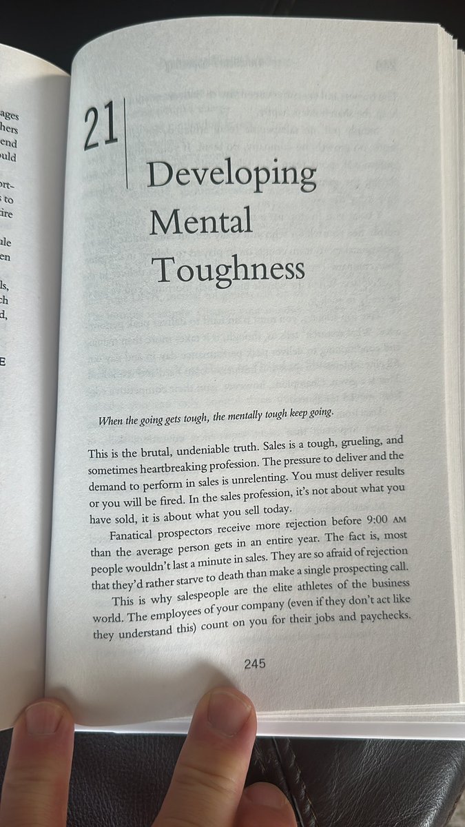 Thank you God and <a href="/SalesGravy/">Jeb Blount</a> for the words in this chapter. I love God’s timing and the reminder that all it takes is all I’ve got! Oh yeah, thanks Jeb!!