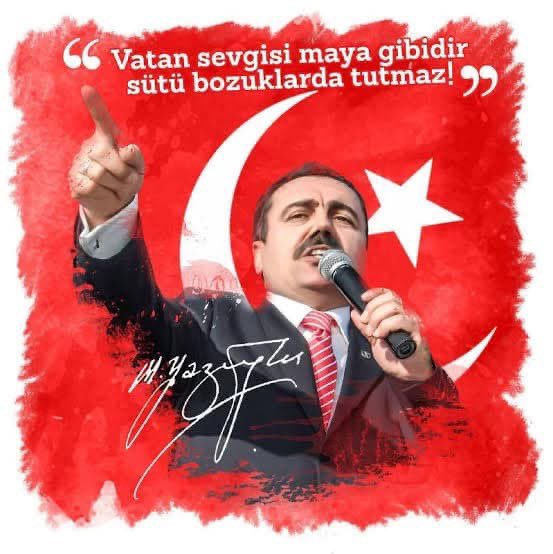 Vatan sevgisi maya gibidir sütü bozuklarda tutmaz!

Rahmet ve saygı ile anıyorum. 

 #muhsinyazicioglu