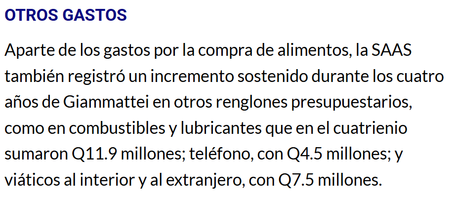 gtj_uan's tweet photo. @eP_investiga No se escandalizaban tanto los del partido #VOSGT cuando Giammattei y su pareja gastaron hasta 11 millones en lubricantes. https://t.co/XxCywO2kMG