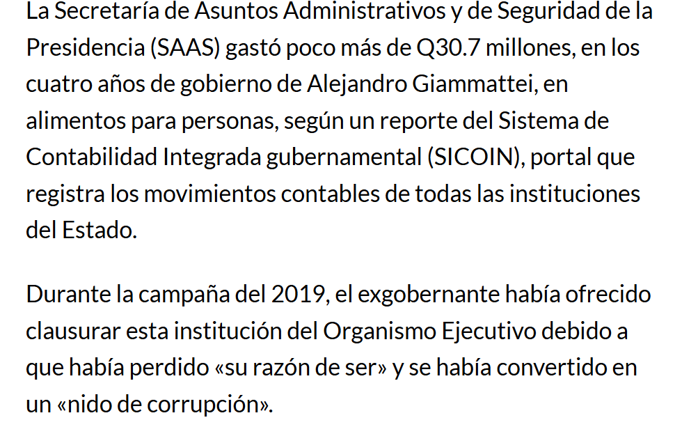gtj_uan's tweet photo. @eP_investiga No se escandalizaban tanto los del partido #VOSGT cuando Giammattei y su pareja gastaron hasta 11 millones en lubricantes. https://t.co/XxCywO2kMG