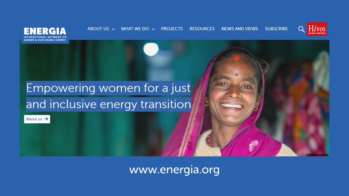 🚀 Exciting News! Our new website is live at energia.org! Visit us and discover how we're empowering women and advancing gender equality in the energy sector. #WebsiteLaunch #GenderAndEnergy
