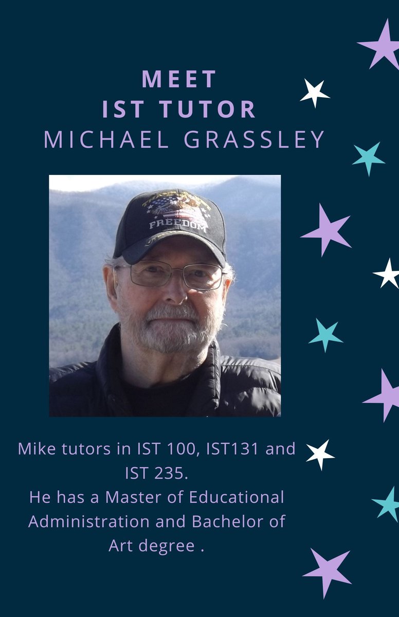 OwensCCLibrary's tweet photo. Meet our tutor from the learning commons, Mike! Need help with computer navigation or Microsoft Office tutoring? Mike would be more than happy to help! https://t.co/neHozgTQVI