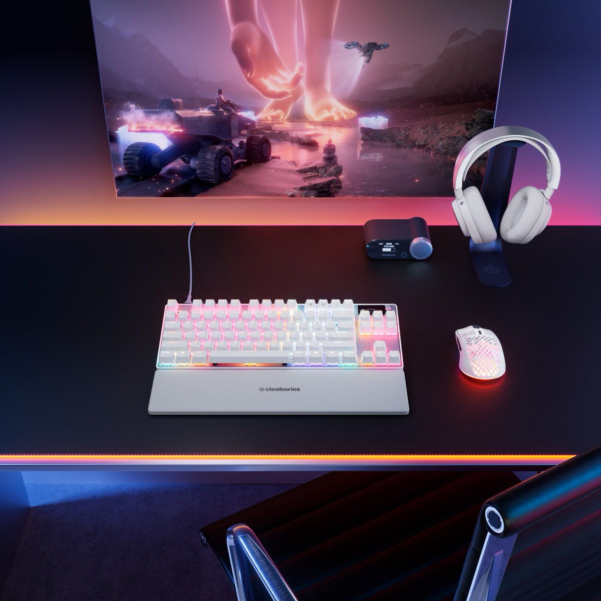 TWO NEW KEYBOARDS LAUNCHING TODAY BECAUSE WHY NOT:

🔽Apex Pro TKL Gen 3 White 
steelseri.es/a4s
🔽Apex Pro Mini Gen 3: 
steelseri.es/s7o