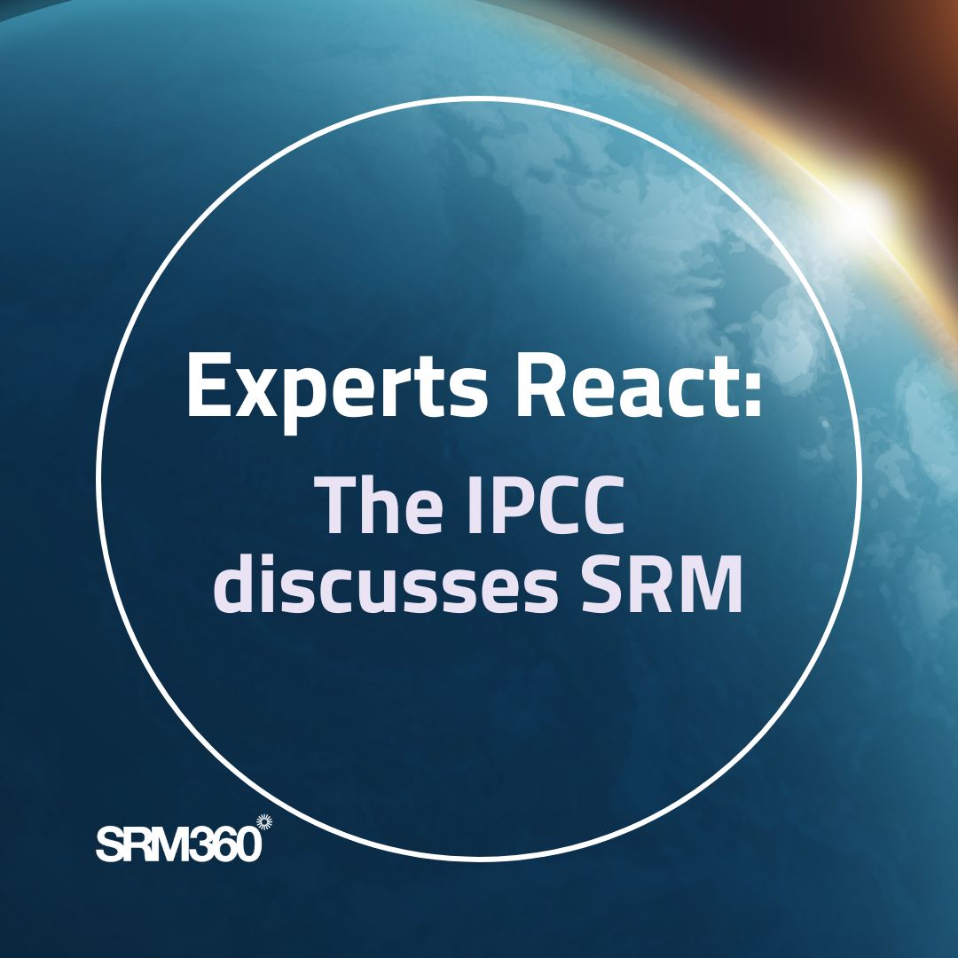 SRM360_org's tweet image. With the @IPCC_CH set to include SRM in its next report, we asked experts Thelma Krug, @ScCloudMD, and Alfonso Fernández what this means for the field.

☀️ Their reactions: buff.ly/CSGgl8y

#SolarGeoengineering #SunlightReflectionMethods