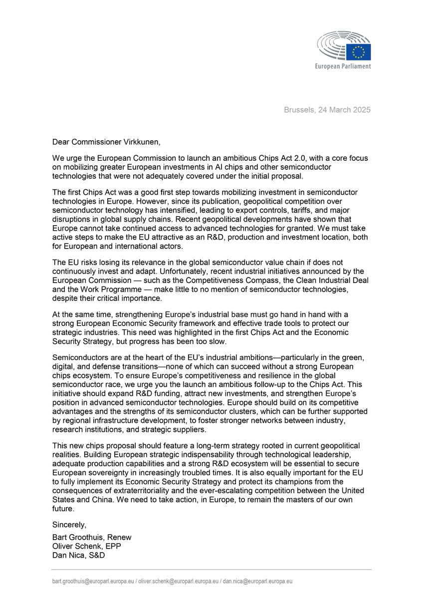 European Semiconductor Industry Association tweet media