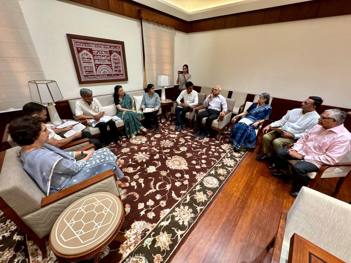 Rahul Gandhi (@rahulgandhi) on Twitter photo Today, I had the opportunity to meet a diverse group of activists, editors, researchers, and domain experts in Parliament. They voiced serious concerns about the Digital Personal Data Protection Act, particularly its impact on the scope of the RTI Act.
This legislation, under Today, I had the opportunity to meet a diverse group of activists, editors, researchers, and domain experts in Parliament. They voiced serious concerns about the Digital Personal Data Protection Act, particularly its impact on the scope of the RTI Act.
This legislation, under