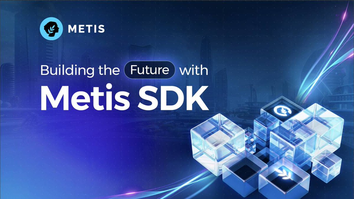 MetisSDK डेवलपर्स के लिए Metis Hyperion पर नए अवसरों को अनलॉक करता है।

इसके केंद्र में है MetisVM, एक हाई-परफॉर्मेंस वर्चुअल मशीन जो Ethereum संगतता को विशेष AI इंफ्रास्ट्रक्चर के साथ जोड़ती है।

बिल्डर्स क्या उम्मीद कर सकते हैं?

#Metis #Metisl2 #Crypto