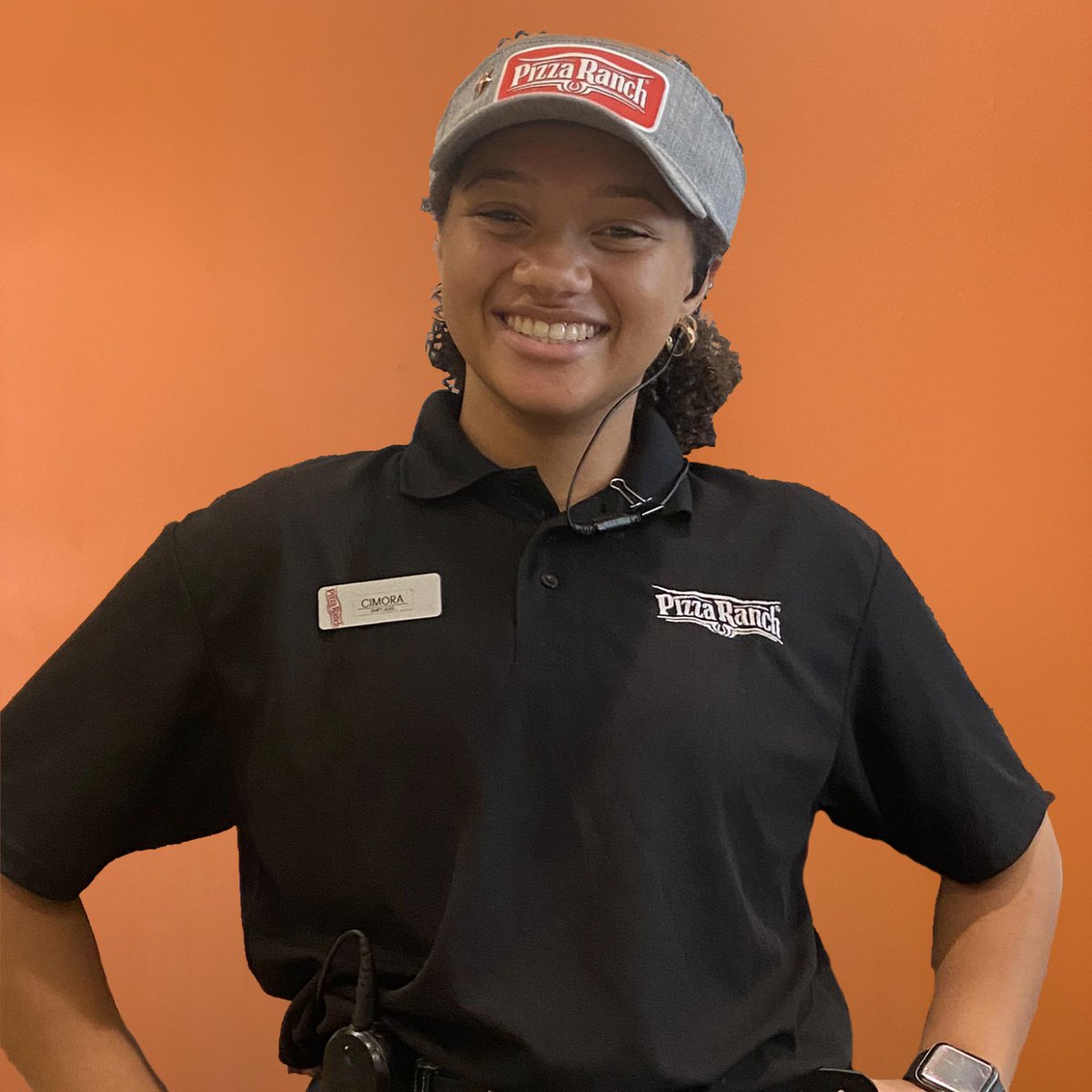 It's #TeamMemberTuesday! Meet a Shift Lead, Cimora! PR family since July '23. She dreams of traveling &amp; joining the military.

Why Pizza Ranch? Cimora loves the positive, happy environment, &amp; she's made many new friends! 🤗

Her favs? Alfredo Pizza and Mac &amp; Cheese Pizza! 🍕
