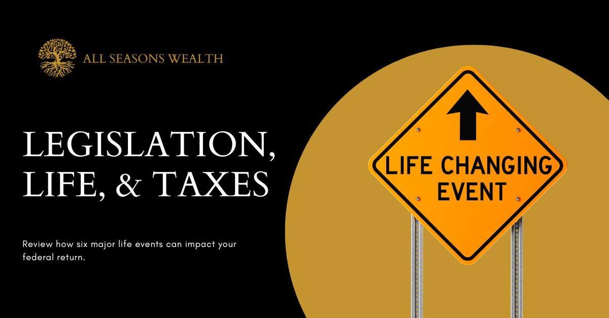 Life-changing events change your taxes, too.

Here are a few major milestones you'll need to tell your tax pro and your advisor about as soon as possible: raymondjamesconnect.com/tytYUV