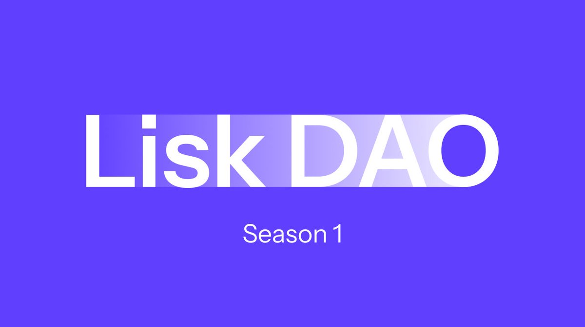 Lisk tweet media
