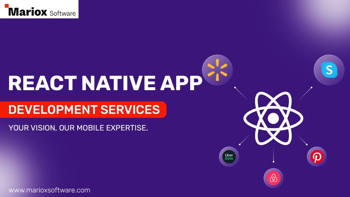 MarioxSoftwares's tweet image. Mariox Software Pvt. Ltd. offers full-stack React Native app development services using the latest technologies. We develop customer-centric apps that help businesses increase revenue within appropriate budgets and timeframes. #MarioxReactNativeGenius 
#ReactNativeAppDevelopment