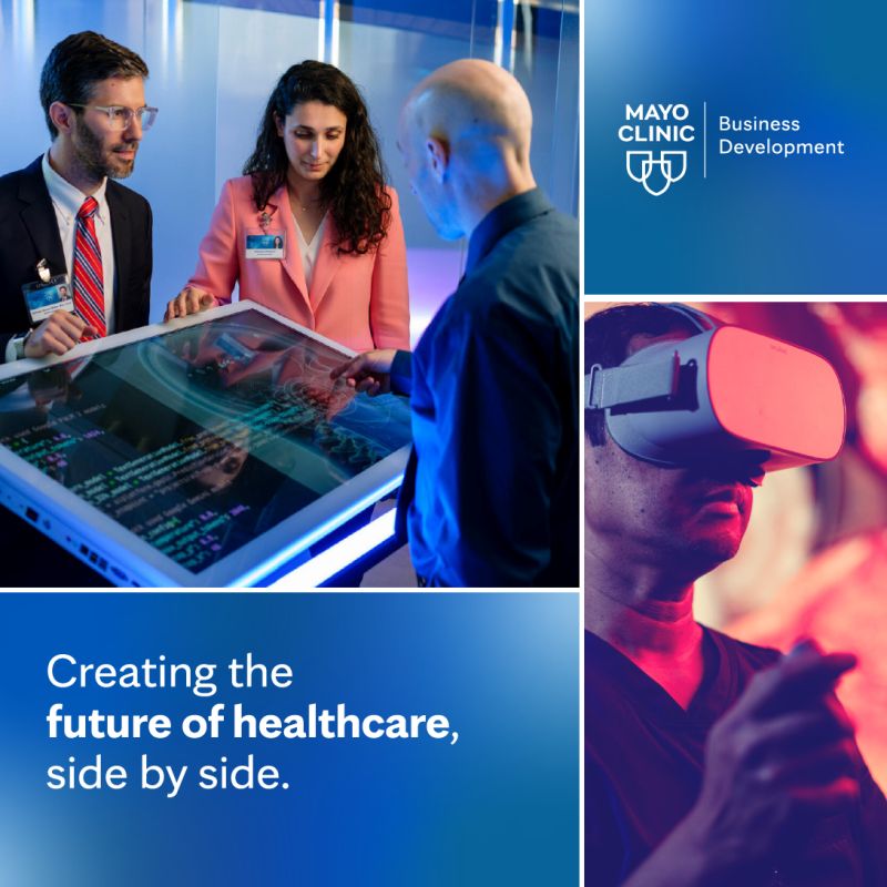 Mayo Clinic Ventures (@mayoinvents) on Twitter photo .<a href="/MayoClinic/">Mayo Clinic</a>'s breakthrough innovations need partners like you. License our technologies and join us in shaping the future of medicine.
businessdevelopment.mayoclinic.org/technology-lic…
#innovation #collaboration .<a href="/MayoClinic/">Mayo Clinic</a>'s breakthrough innovations need partners like you. License our technologies and join us in shaping the future of medicine.
businessdevelopment.mayoclinic.org/technology-lic…
#innovation #collaboration