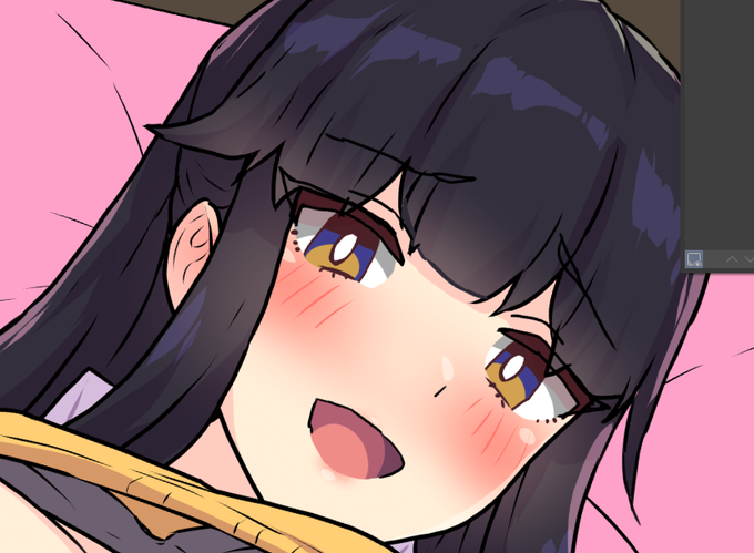 本日更新予定のFANBOX・Fantia限定イラスト、基本部分まで進行。差分のほか立ち絵的な別カット(2枚目)も制作してこのあと公開予定です。 