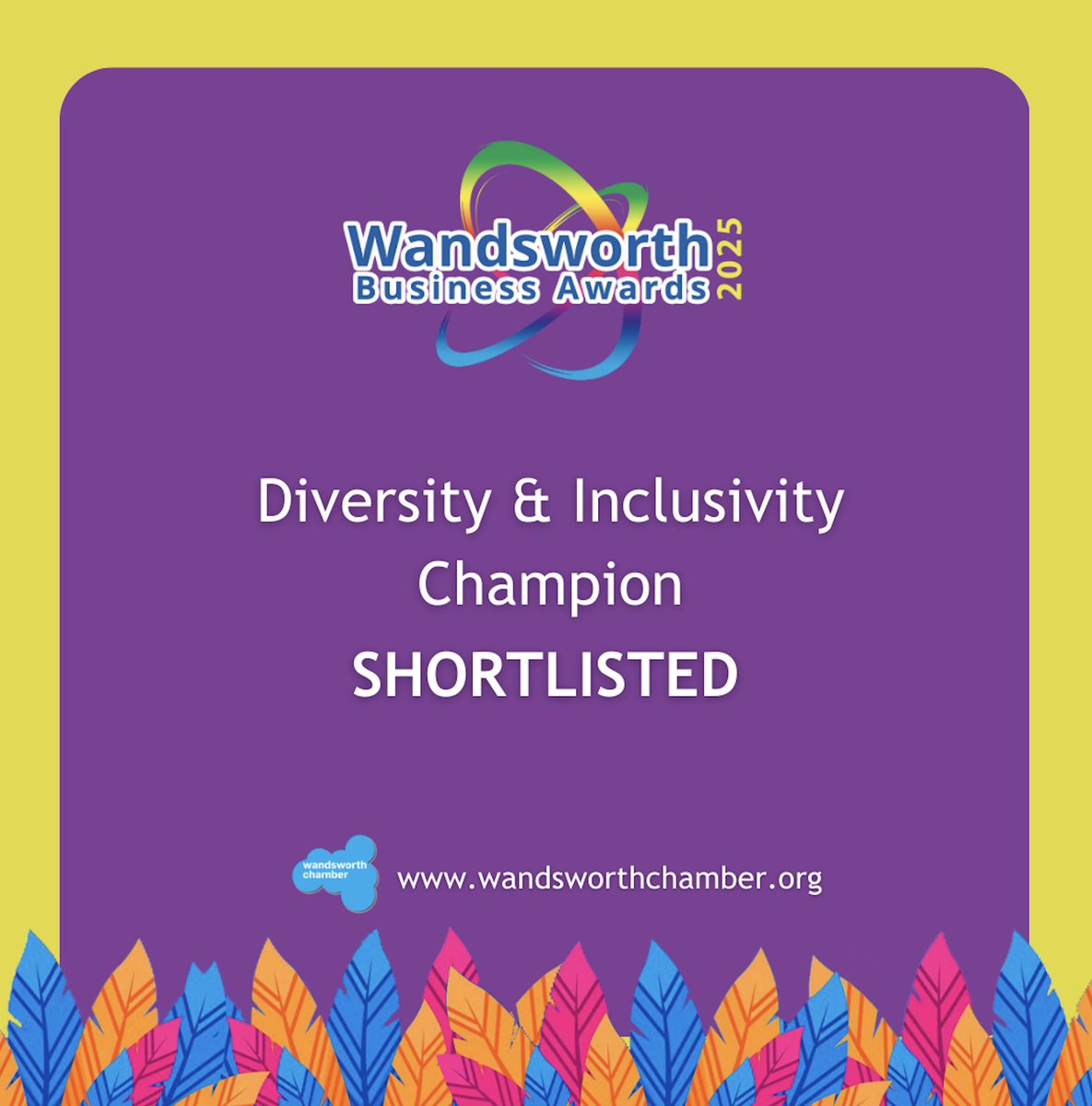 🎉 Exciting News! 🎉

We are thrilled to announce that South Thames College has been shortlisted for the prestigious Diversity and Inclusivity Champion Award at the Wandsworth Chamber of Commerce Business Awards!