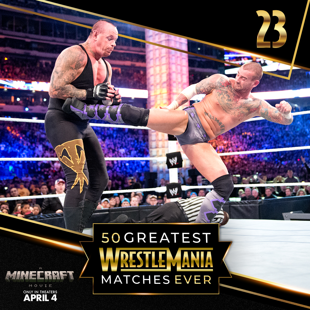 WWE (@wwe) on Twitter photo The Streak was on the line in an epic #WrestleMania showdown between <a href="/undertaker/">Undertaker</a> and <a href="/CMPunk/">player/coach</a> with <a href="/HeymanHustle/">Paul Heyman</a> at ringside plus a special live performance from <a href="/LivingColour/">Living Colour</a>!
▶️ youtube.com/watch?v=w_sbGn…
Presented by #AMinecraftMovie
<a href="/Minecraft/">Minecraft</a> The Streak was on the line in an epic #WrestleMania showdown between <a href="/undertaker/">Undertaker</a> and <a href="/CMPunk/">player/coach</a> with <a href="/HeymanHustle/">Paul Heyman</a> at ringside plus a special live performance from <a href="/LivingColour/">Living Colour</a>!
▶️ youtube.com/watch?v=w_sbGn…
Presented by #AMinecraftMovie
<a href="/Minecraft/">Minecraft</a>