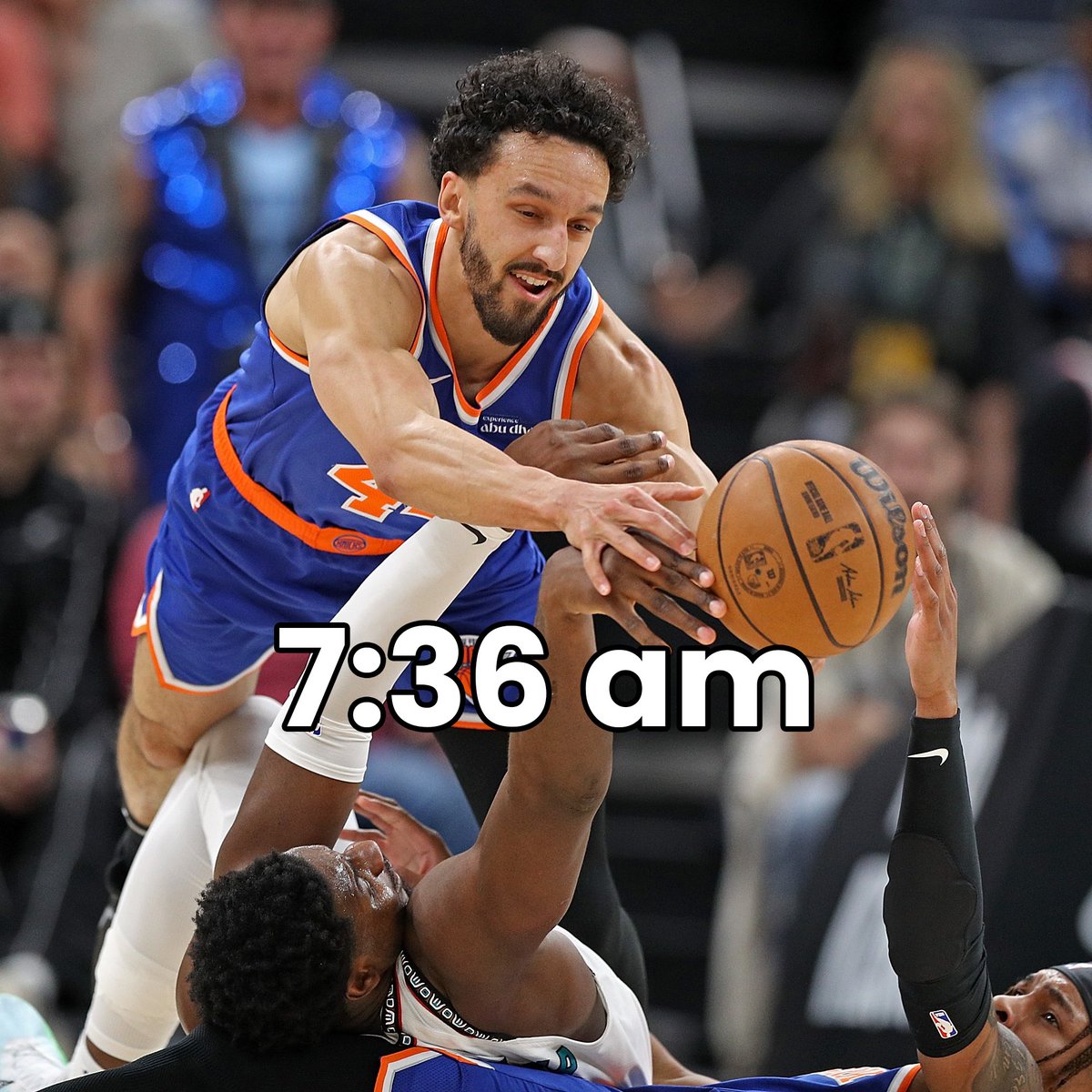 nyknicks's tweet photo. the morning routine 🔒 https://t.co/HudoFPFeDO