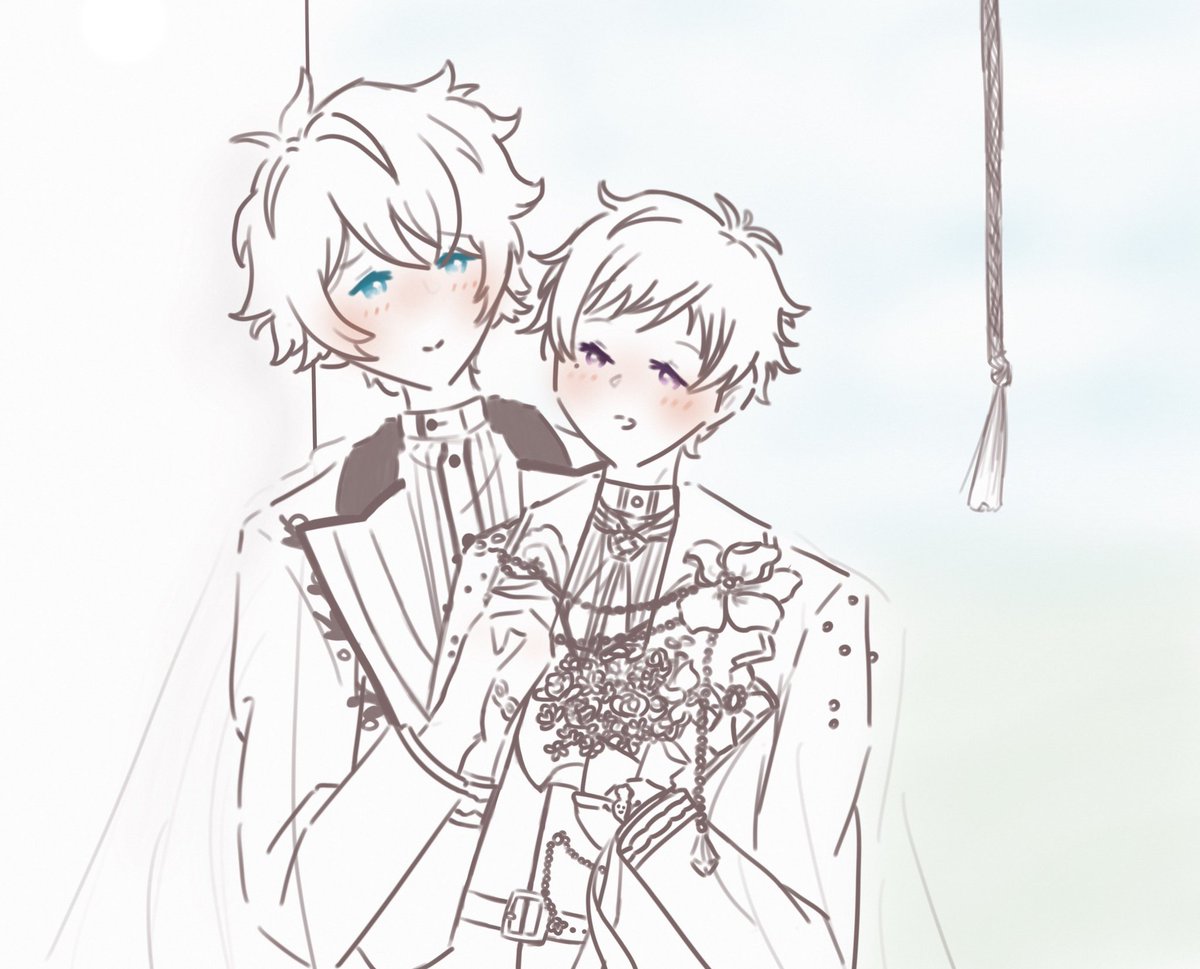 Day 6 [Wedding]

Yes your honour they are now happily married and lawfully binded forever ദ്ദി(˵ •̀ ᴗ - ˵ ) ✧  
#mdyzweek2025 #midoyuzu #みどゆづ