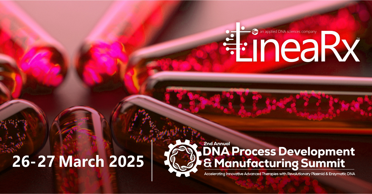 LineaRxDNA's tweet photo. Don’t miss our poster presentation, ‘Fast-tracking mRNA Medicines: A synthetic DNA platform to optimize mRNA production’ at the DNA Process Development &amp; Manufacturing Summit, 3/26 at 3:30pm. Visit https://t.co/xHKFXeGP52 to learn more. #EnzymaticDNAProduction #PCR #mRNA https://t.co/pfUQFvyqT6